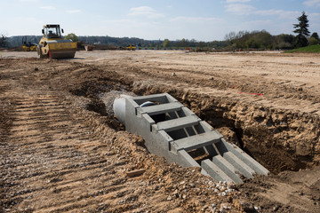 construction d'une déviation routière