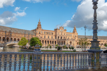 Visite de Séville - Plaza de España - Place d'Espagne