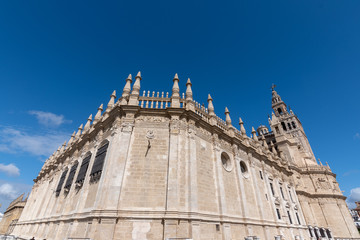 Fototapeta na wymiar Cathédrale Notre-Dame du Siège de Séville