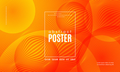 Wave Abstract Background with Color Fluid Shapes.