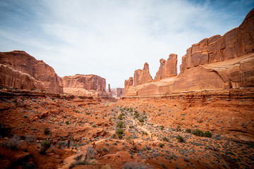 Fototapeta premium Arches National Park in Utah - famous landmark - travel photography