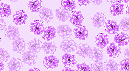 Vintage Rose Seamless Pattern.