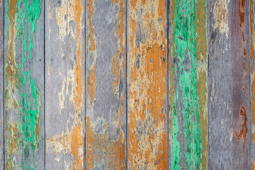 Abstract grunge wood with old cracked painted texture background. Wood material background for old vintage retro rustic wallpaper.
