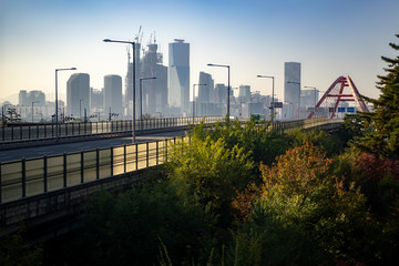 Obraz premium bridge to city