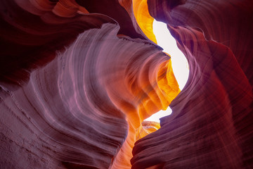 Lower Antelope Canyon in Arizona - most beautiful place in the desert - travel photography