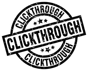 clickthrough round grunge black stamp