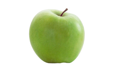 green apple isolated on white background