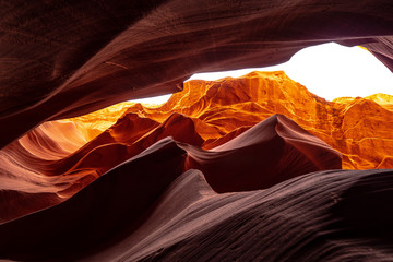 Lower Antelope Canyon in Arizona - most beautiful place in the desert - travel photography