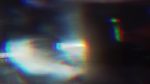 Unique particles of light, colorful transformations, old TV effect. Light leaks for science of sports videos.