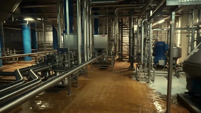 Modern filter system at large beer company