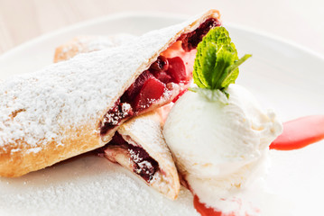 cherry strudel