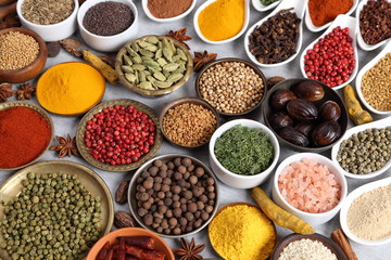 Spices and herbs.