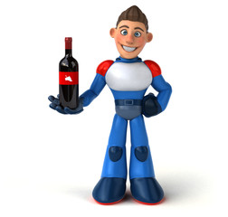 Super modern superhero - 3D Illustration