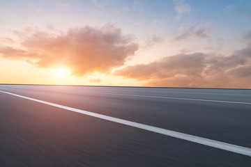 Road and Sky Landscape..