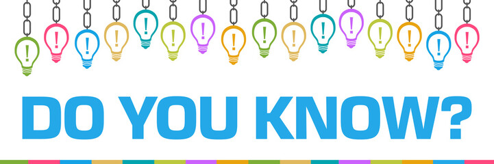 Do You Know Colorful Bulbs Chain On Top 