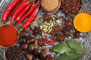 Fototapeta na wymiar Indian spices.
