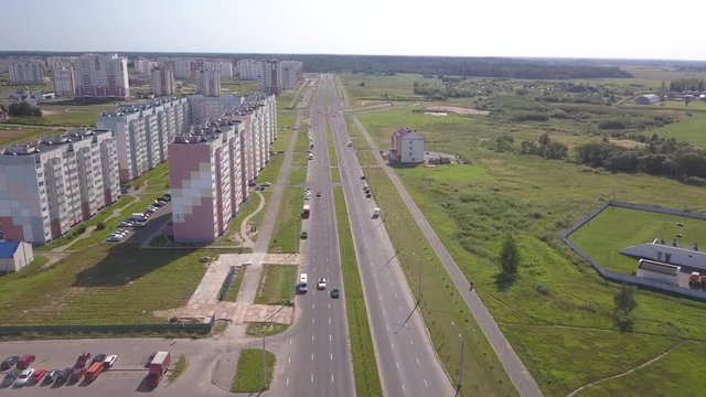 Microdistrict Bilevo. City Vitebsk.