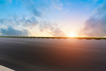 Road and Sky Landscape..