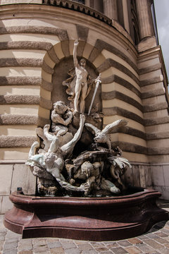A sculpture describing feats of Heracles, Hofburg Palace, Vienna