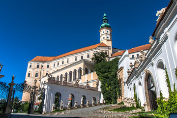 Fototapeta na wymiar Mikulov Castle, Moravia, Czech Republic