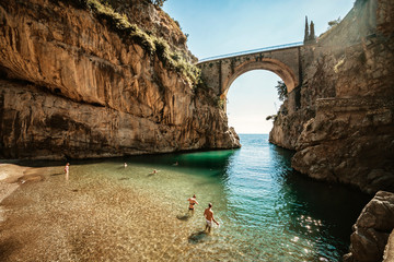 Furone, Amalfi coast - obrazy, fototapety, plakaty
