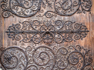 Main entrance door of Notre dame de Paris