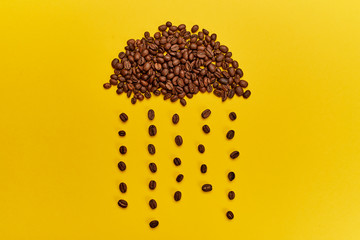 sunflower seeds on white background