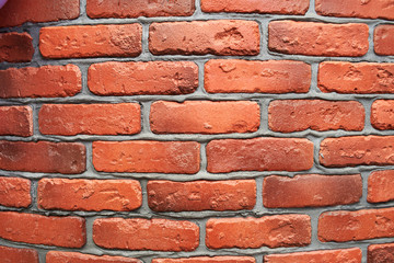 red brick wall background