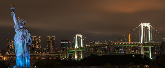 Beautiful night view of Odaiba, Tokyo © Shawn.ccf