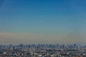 東京高層ビルの眺望