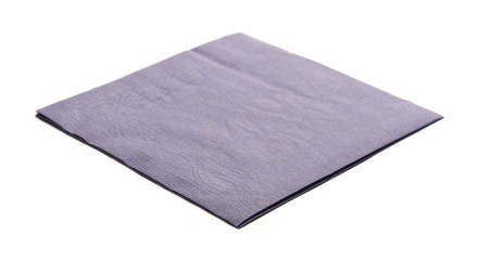 Paper napkins isolated on white background