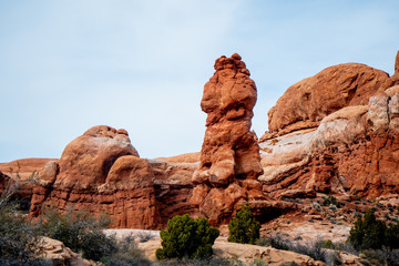Fototapeta na wymiar Arches National Park in Utah - famous landmark - travel photography