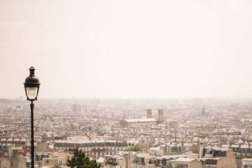 View of Paris, Notre Dame, Europe.