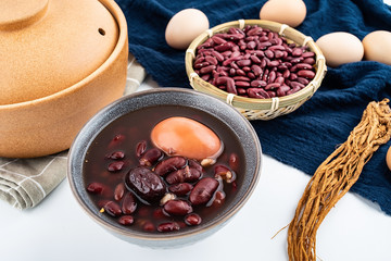 Chinese Changsha Food, Kidney Bean, Angelica Egg