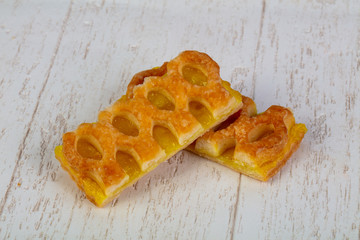 Delicious puff pastry