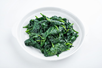 Chinese vegetables, fried sweet potato leaves