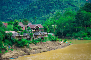 Fototapeta na wymiar countryside in Nothern Laos