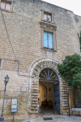 Fototapeta na wymiar Episcopio Castle in Grottaglie, Puglia, Italy 