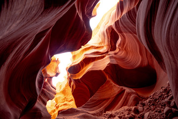 Lower Antelope Canyon in Arizona - most beautiful place in the desert - travel photography