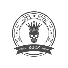 Logotype of Rock Music.