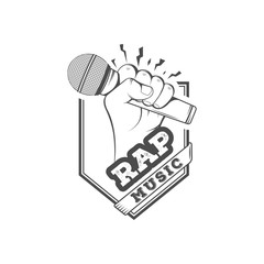 Rap Music Logo.
