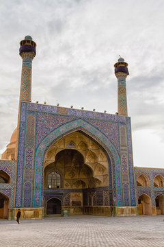 ISFAHAN, IRAN - NOV 20, 2016: Jameh Mosque in Isfahan, Iran