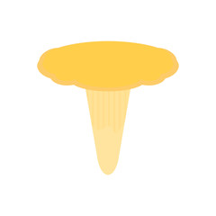Flat Illustration of Amanita Caesarea