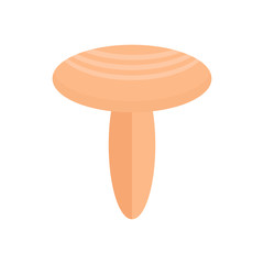 Flat Illustration of Coral Milky Cap