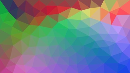 LowPoly Hintergrund, Dreiecke, Polygone, farbenfroh, abstrakte Oberfläche, moderner Hintergrund, Vektorgrafik-Illustration für Ihr Projekt