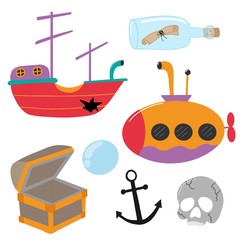  elements of the underwater world