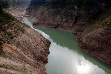 Reservoir in Valvestino Valley