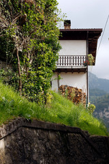 Mountain village Magasa, Lombardy, Italy