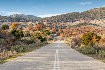 The mountain landscape