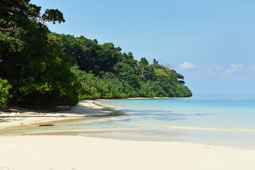 Fototapeta na wymiar Elephant beach, Havelock Island of the Andaman and Nicobar Islands, India